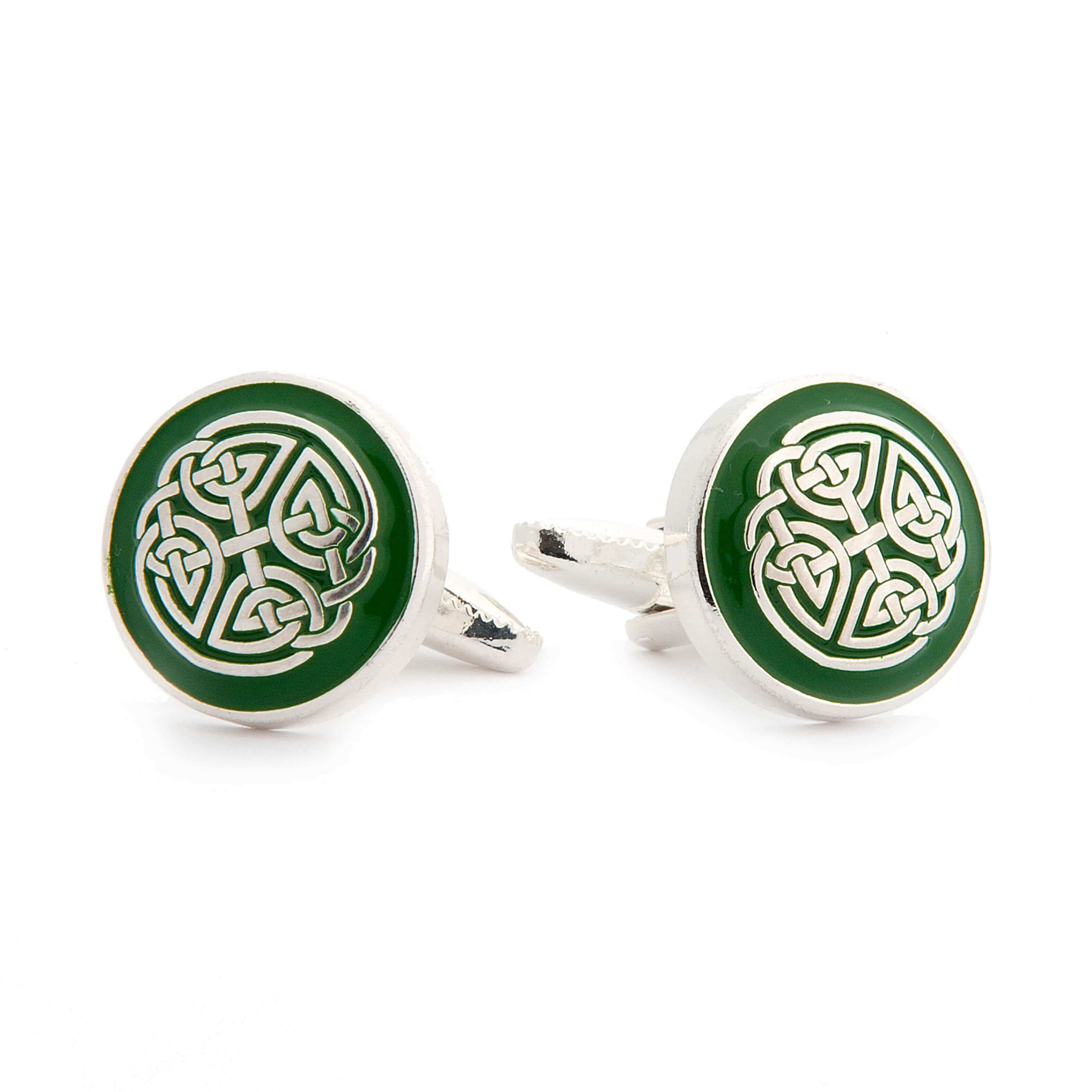 The Celtic Shield Cufflink - Wimbledon Cufflink Company