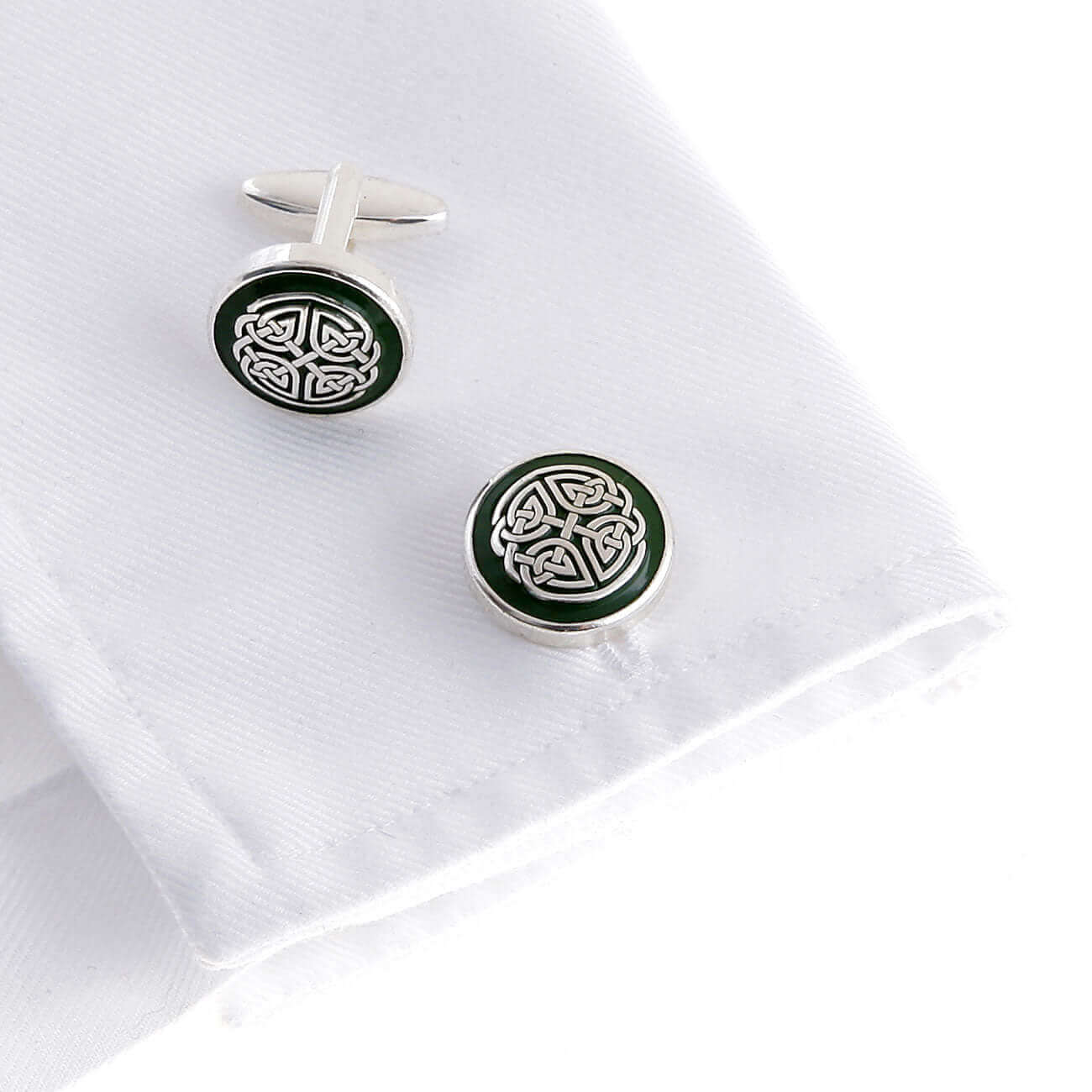 The Celtic Shield Cufflink - Wimbledon Cufflink Company