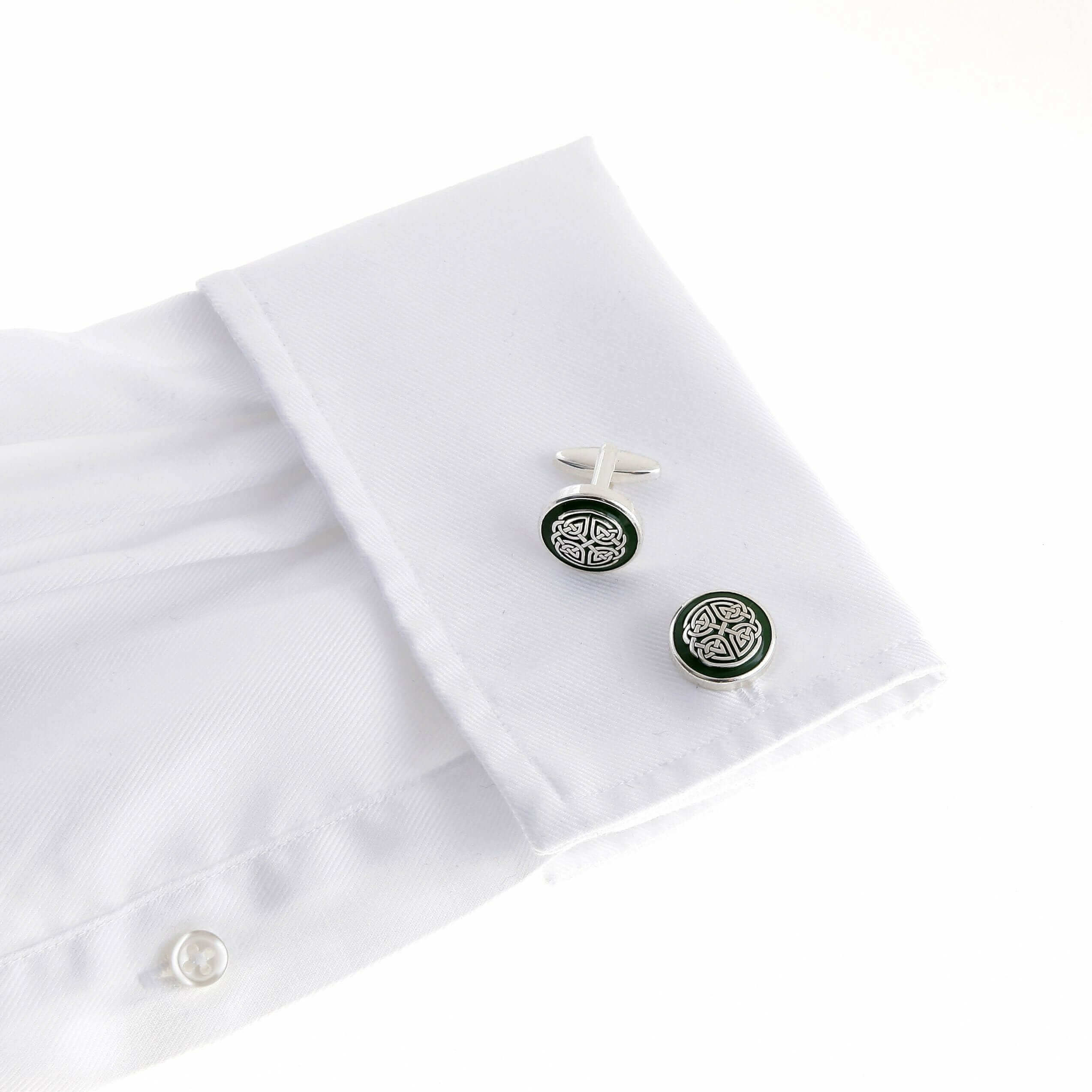 The Celtic Shield Cufflink - Wimbledon Cufflink Company
