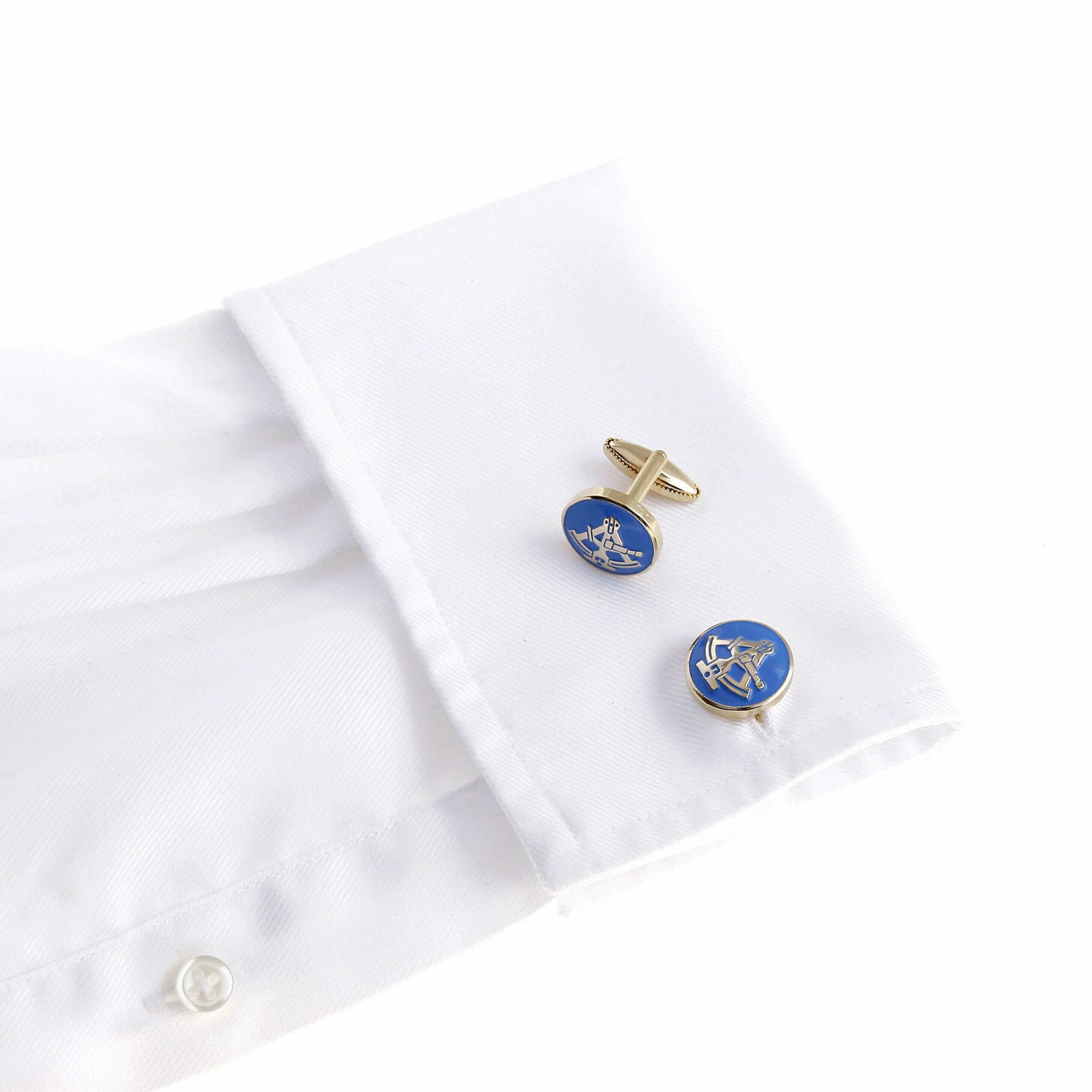 The Sextant Cufflink - Wimbledon Cufflink Company