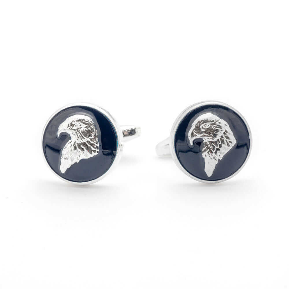 The Bald Eagle’s Head Cufflink - Wimbledon Cufflink Company