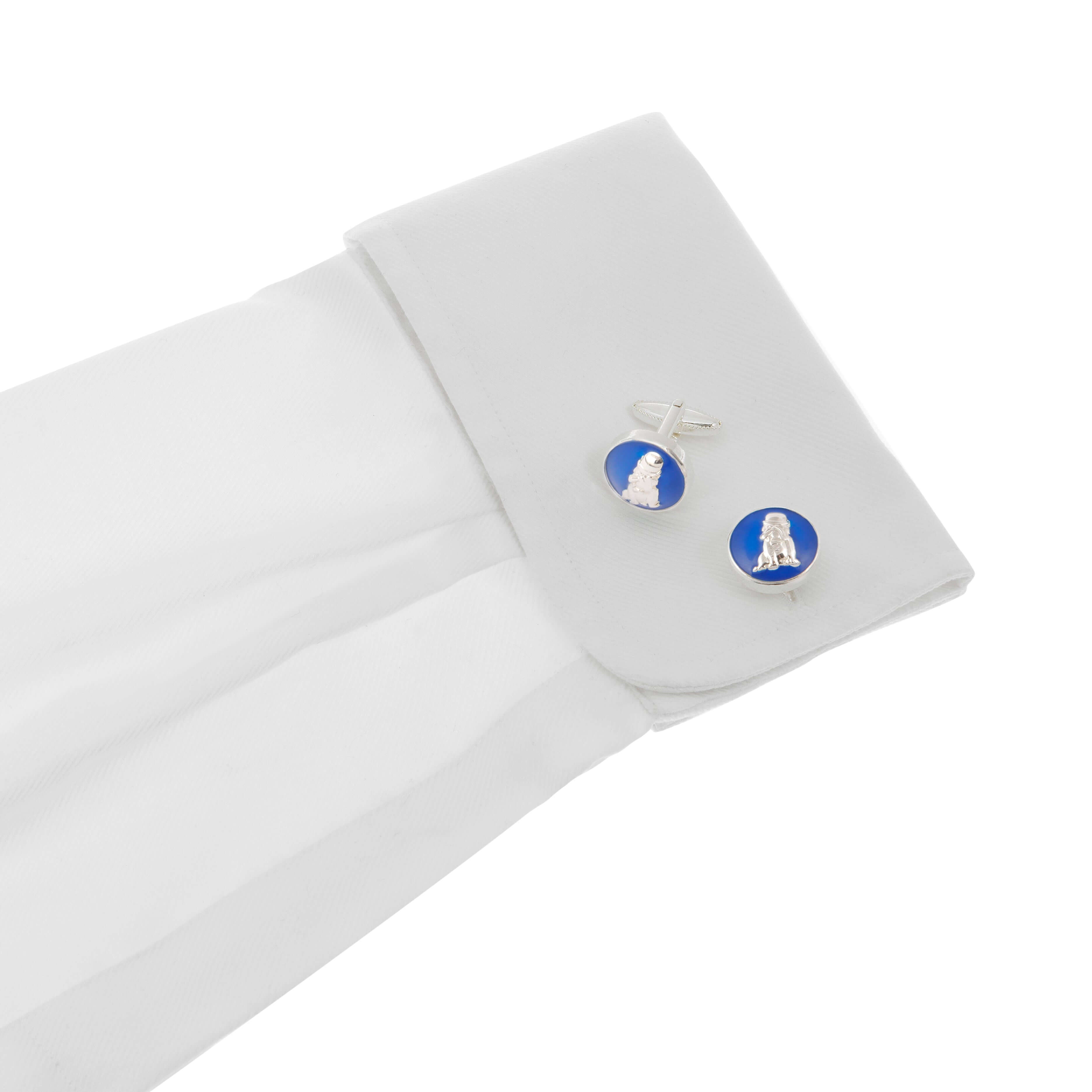 The British Bulldog Cufflink - Wimbledon Cufflink Company